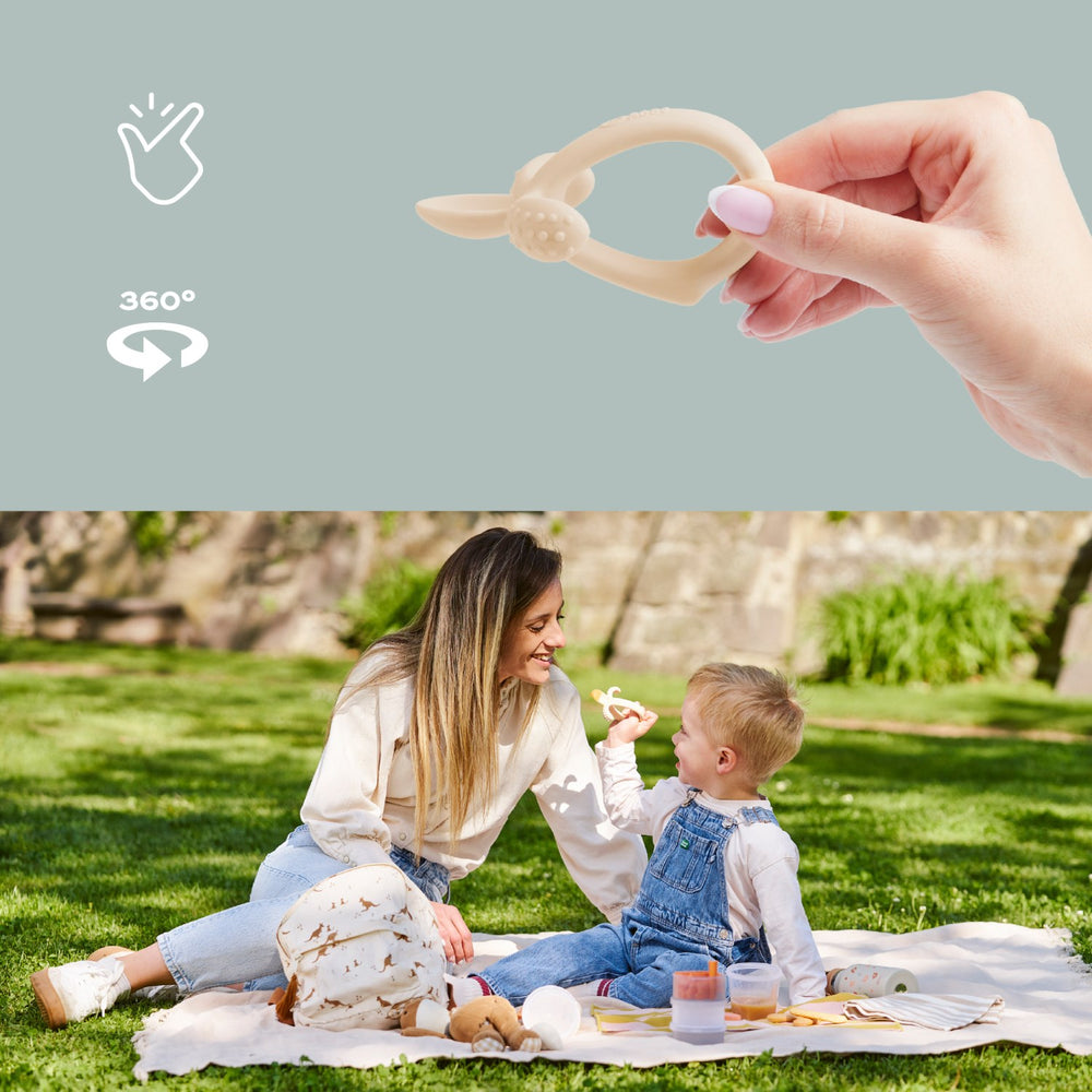 Køb Babymoov Beige Teething Ske