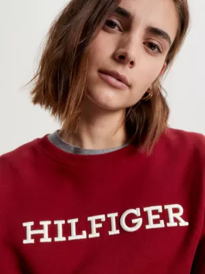 Moletom Hilfiger Monotype com bordado