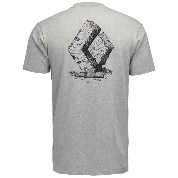 T-shirt escalade BLACK DIAMOND BOULDER SS TEE NICKEL HEATHER