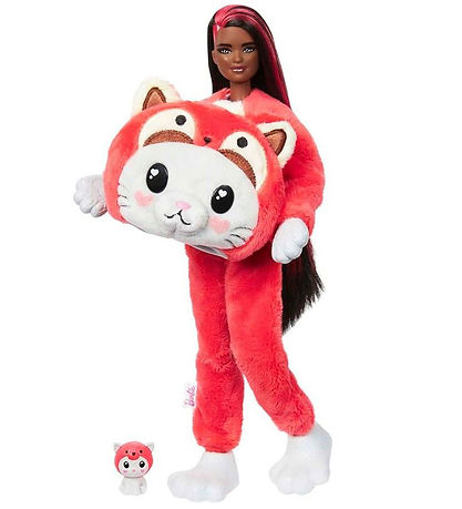 Barbie Dukke - Cutie Reveal - Kitty Rød Panda
