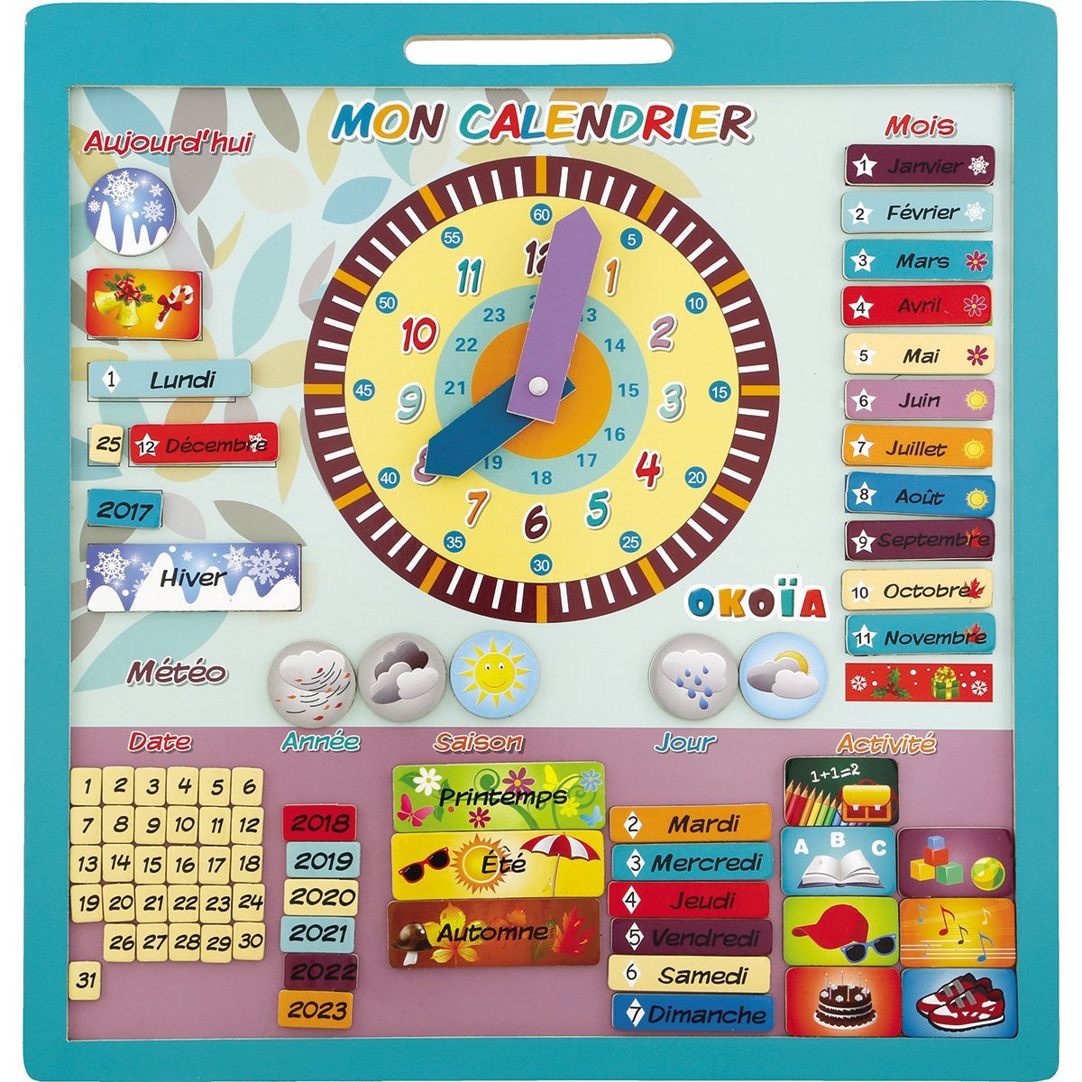 Calendrier en bois