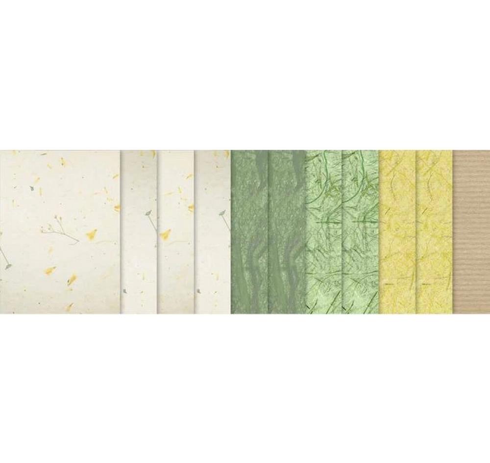 Papier-Set Natur DaisyBatselpapier