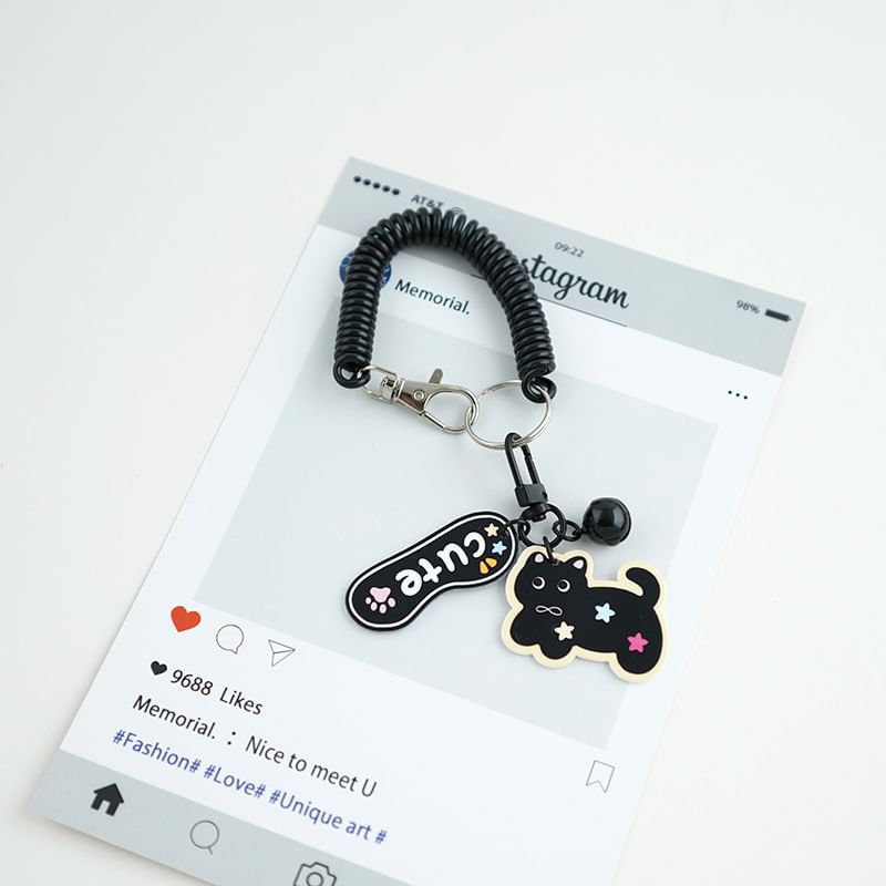PIXON - Sleutelhanger met dierenriem en spiraalband (verschillende ontwerpen)