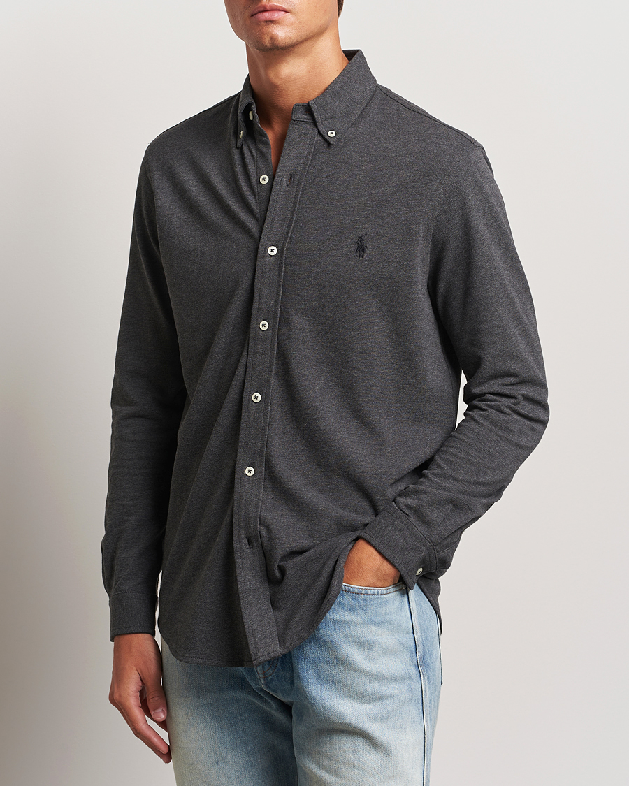 Polo Ralph Lauren Featherweight Mesh Shirt Windsor Heather