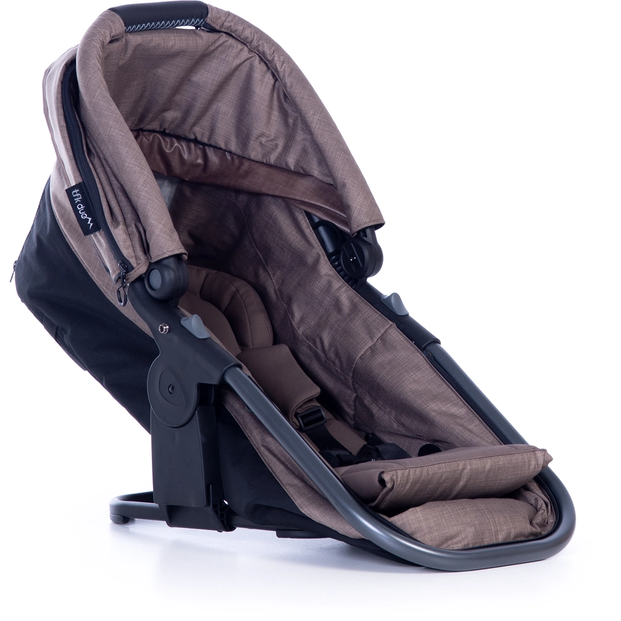 tfk Geschwisterwagen Duo Ecco Premium Grau