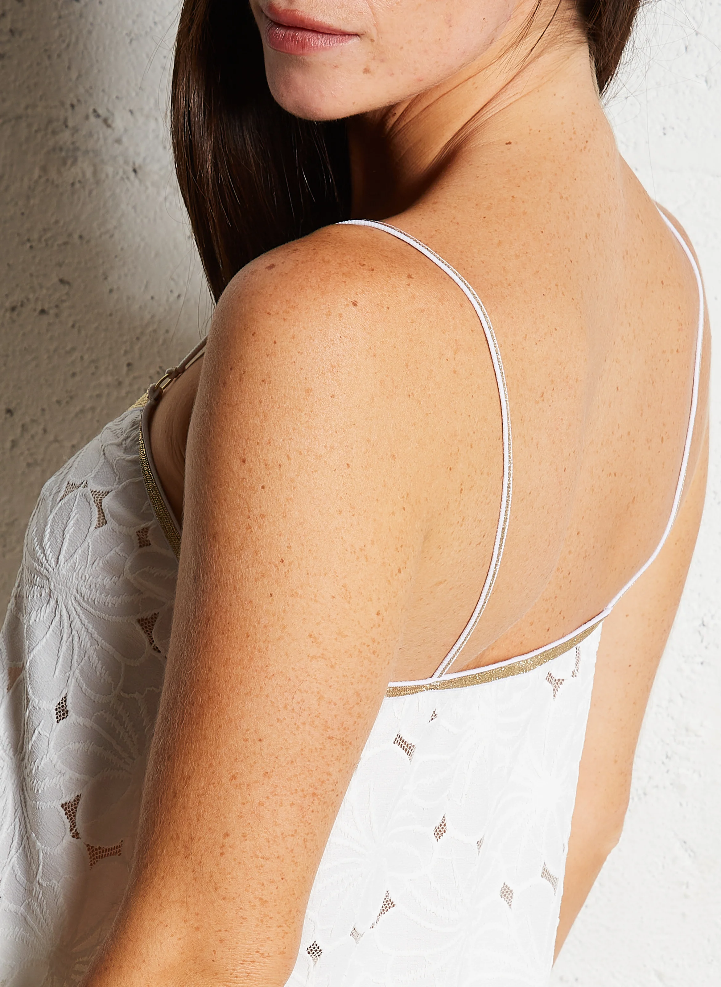 SUZANNE - Top en dentelle | Blanc