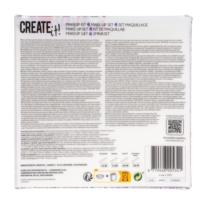 CREATE it! - Make-Up-Set - 8-teilig