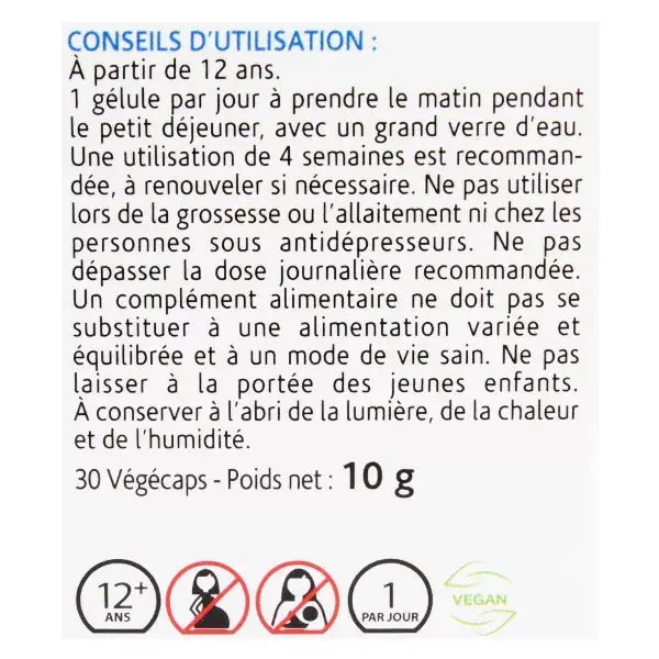 Naturland Safran Bio 30 gélules