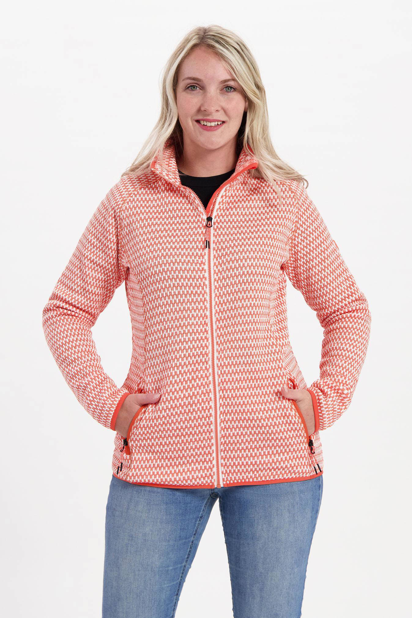 Kjelvik outdoor vest Laurie koraalroze