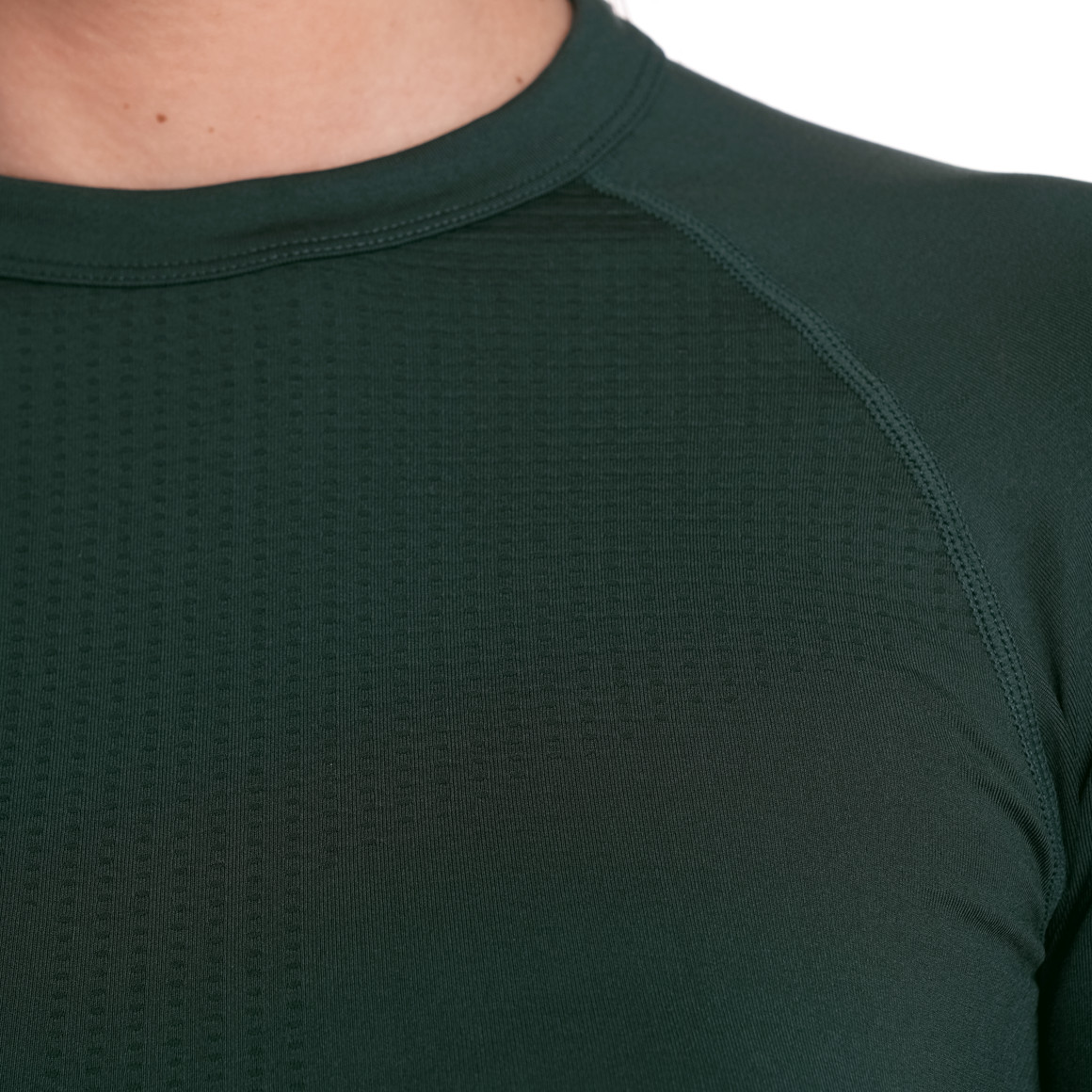 Gina Sports Damen Sport-Langarmshirt in Seamless-Qualität dunkelgrün