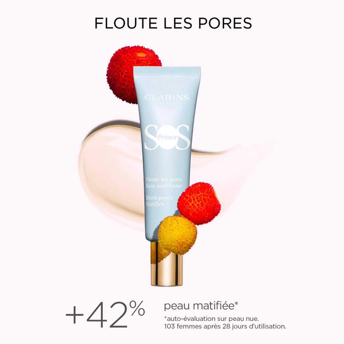 CLARINS SOS Primer Base de Teint Matifiante