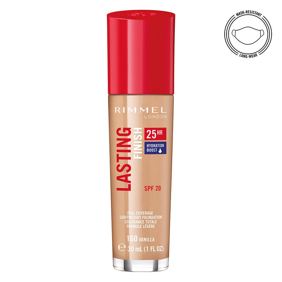 Rimmel London Lasting Finish 25 Hour Foundation 160 Vanilla 30ml