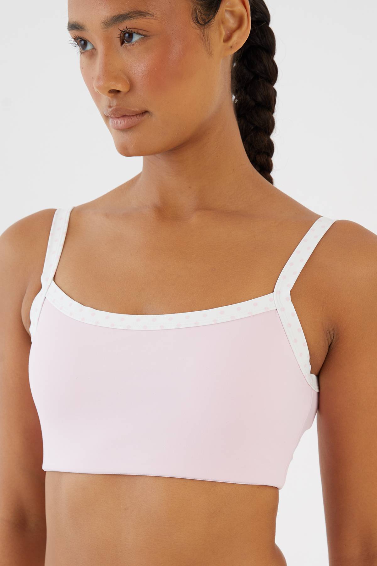 Brassière De Sport Sculptante À Pois Superposés Dsgn Studio