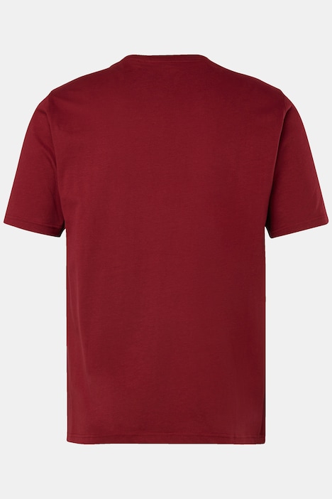 T-Shirt, Halbarm, Brust-Print, bis 8XL