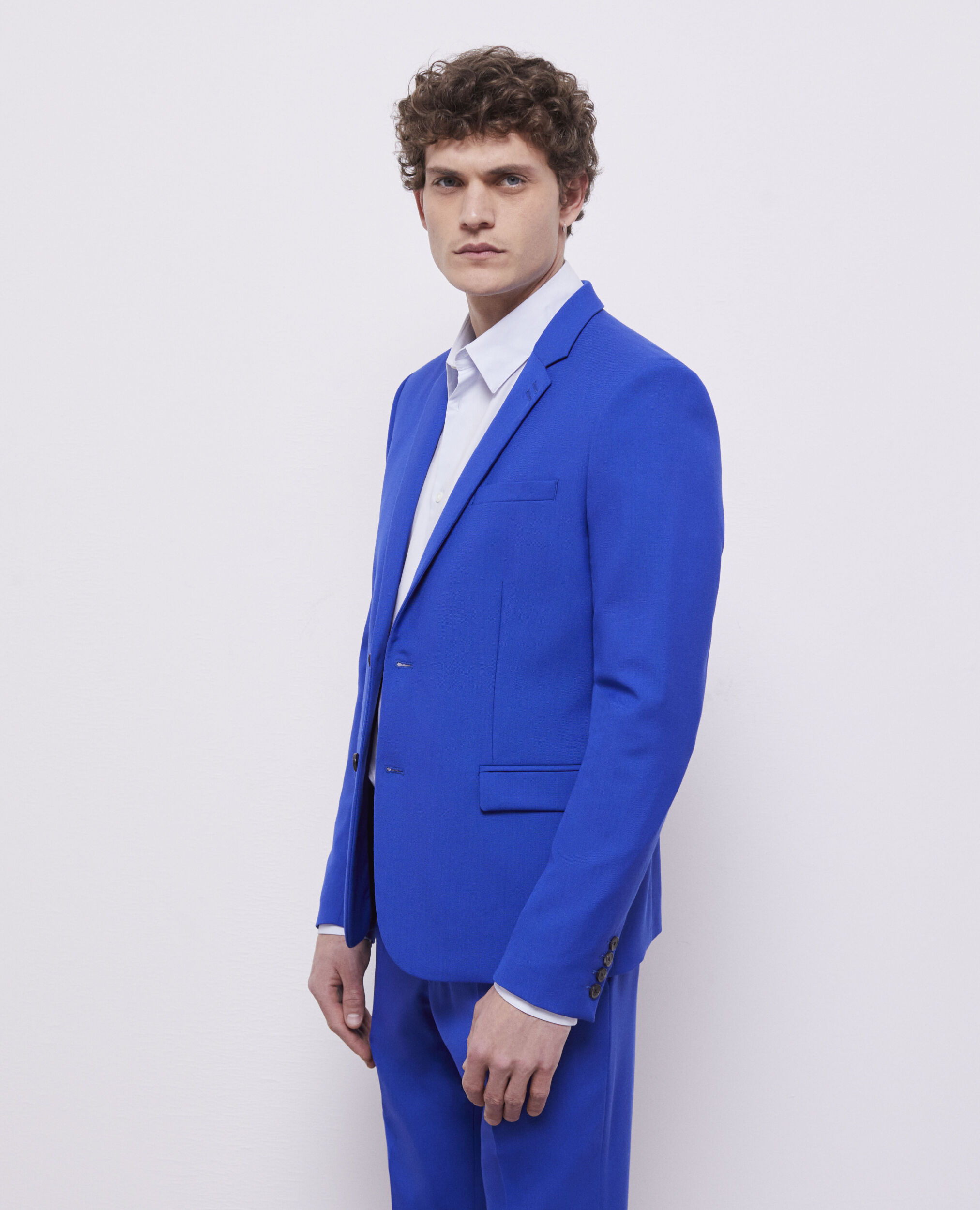 Veste de costume bleue