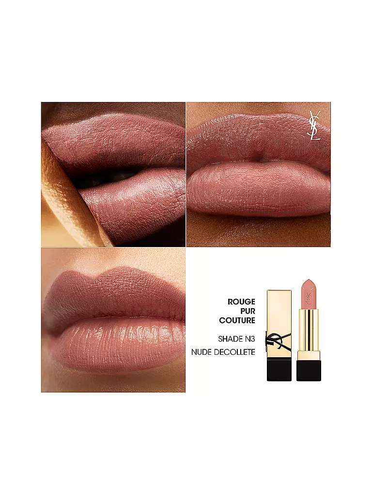 YVES SAINT LAURENT Lippenstift - Rouge Pur Couture (N3) dunkelrot