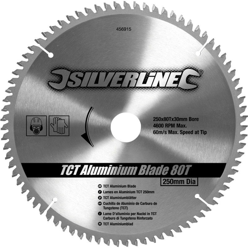 HM cirkelzaagblad aluminium 250x30mm 80T
