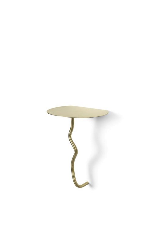 Ferm Living Curvature wandtafel 28x42 messing zwart