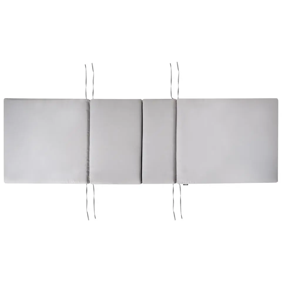AMANTEA PREMIUM II - Ligstoel - Lichtgrijs - Acaciahout