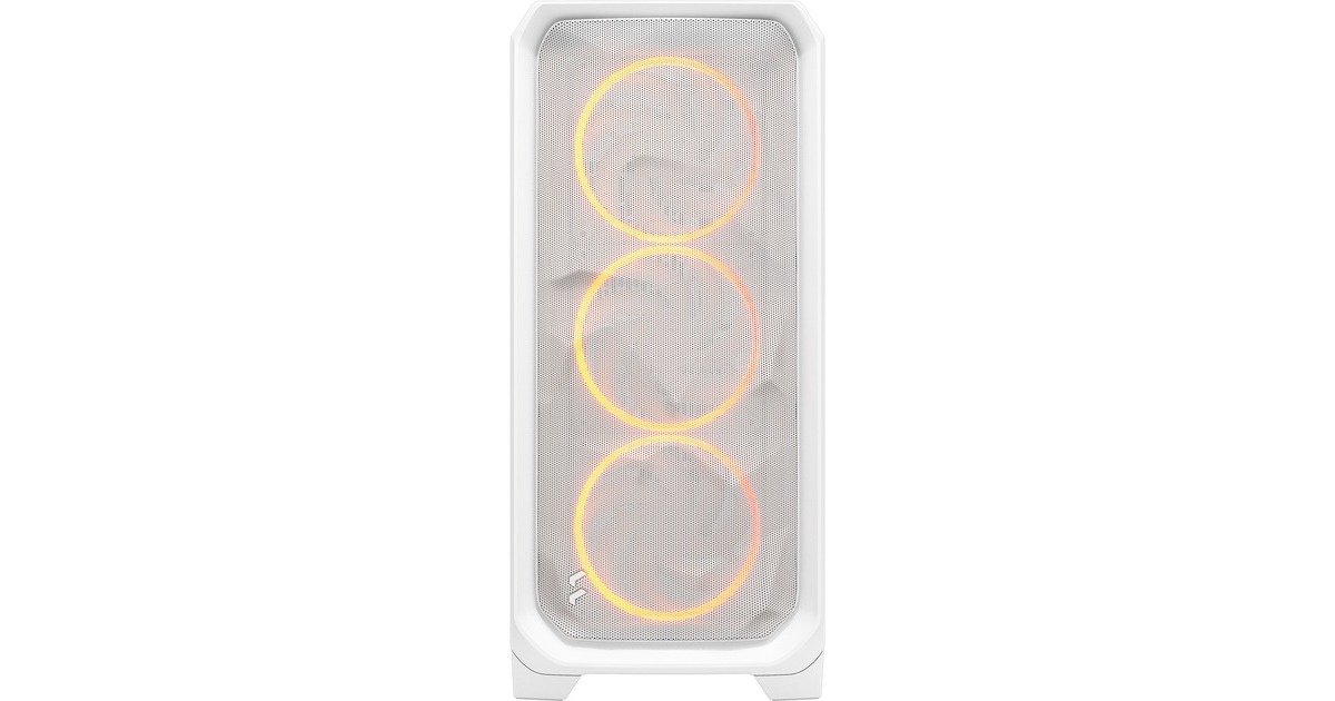 Fractal DesignMeshify 3 RGB midi tower behuizing  (Wit | 2x USB-A | 1x USB-C | RGB | Tempered Glass)