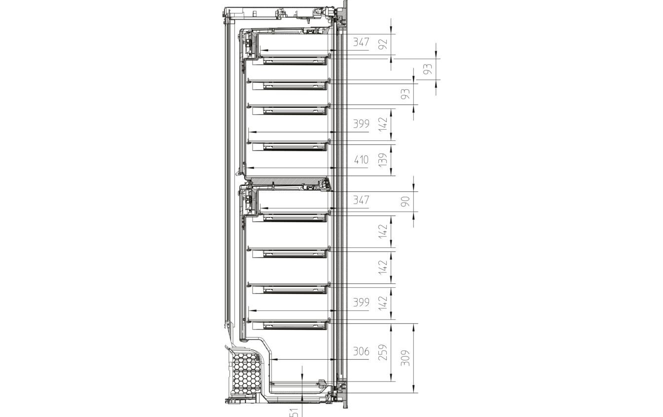 Einbauweinkühlschrank KWT 6722 iGS-1 Rechts<br>Einbau-Weinschrank mit FlexiFrame, SommelierSet und Push2open für anspruchsvollste Weinliebhaber