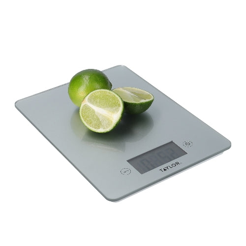 Keukenweegschaal, Digitaal, Glas, 5 KG, Zilver - Taylor | Pro