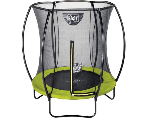 EXIT Silhouette trampoline met veiligheidsnet Ø 183 cm limoen
