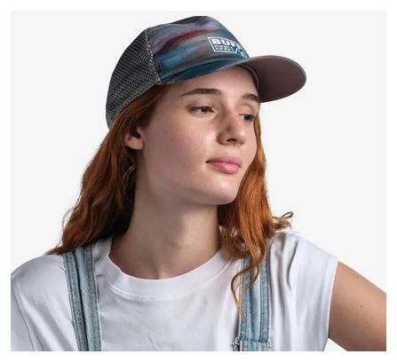 Casquette Unisexe Buff Pack Trucker Gris/Bleu/Rouge