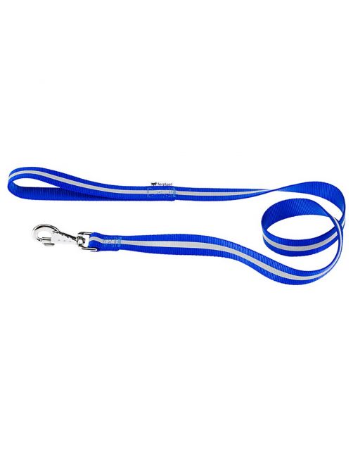 Adori Looplijn Reflex Blauw&Reflecterend - Hondenriem