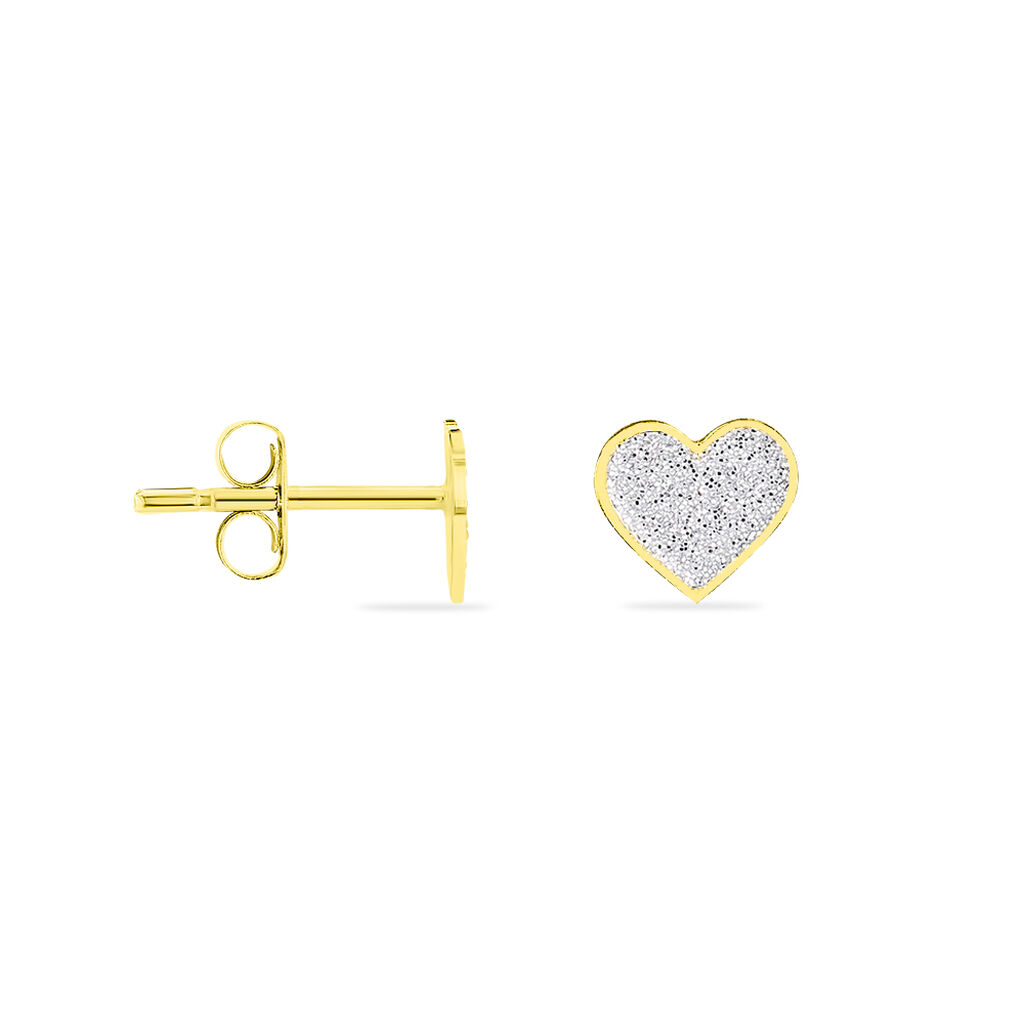 Boucles D'oreilles Puces Marta Or Jaune