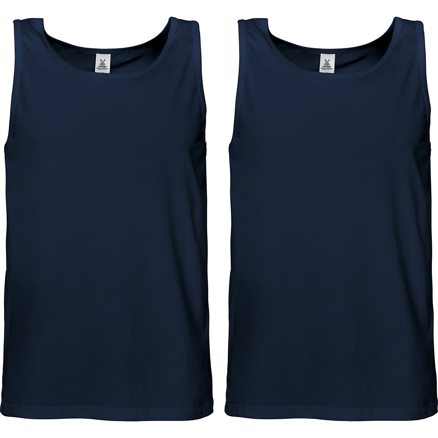 Erwin Müller Single-Jersey Herren-Unterhemd im 2er-Pack