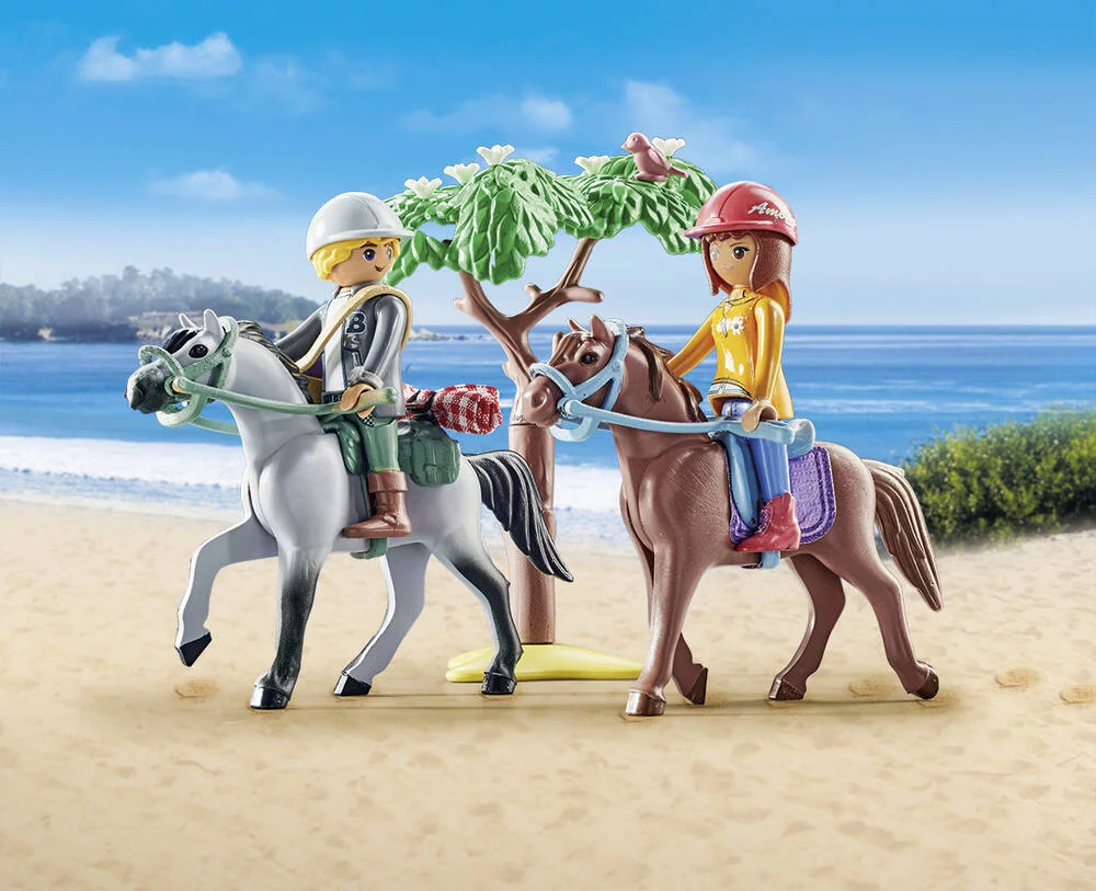 AMELIA ET BEN AVEC CHEVAUX - 71470