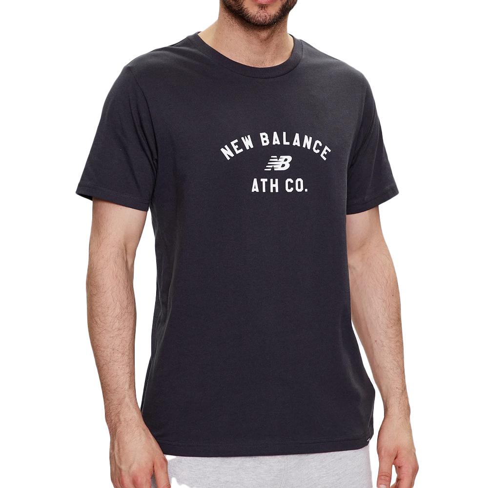 New Balance T-shirt Noir Homme New Balance Flying MT31907ECL