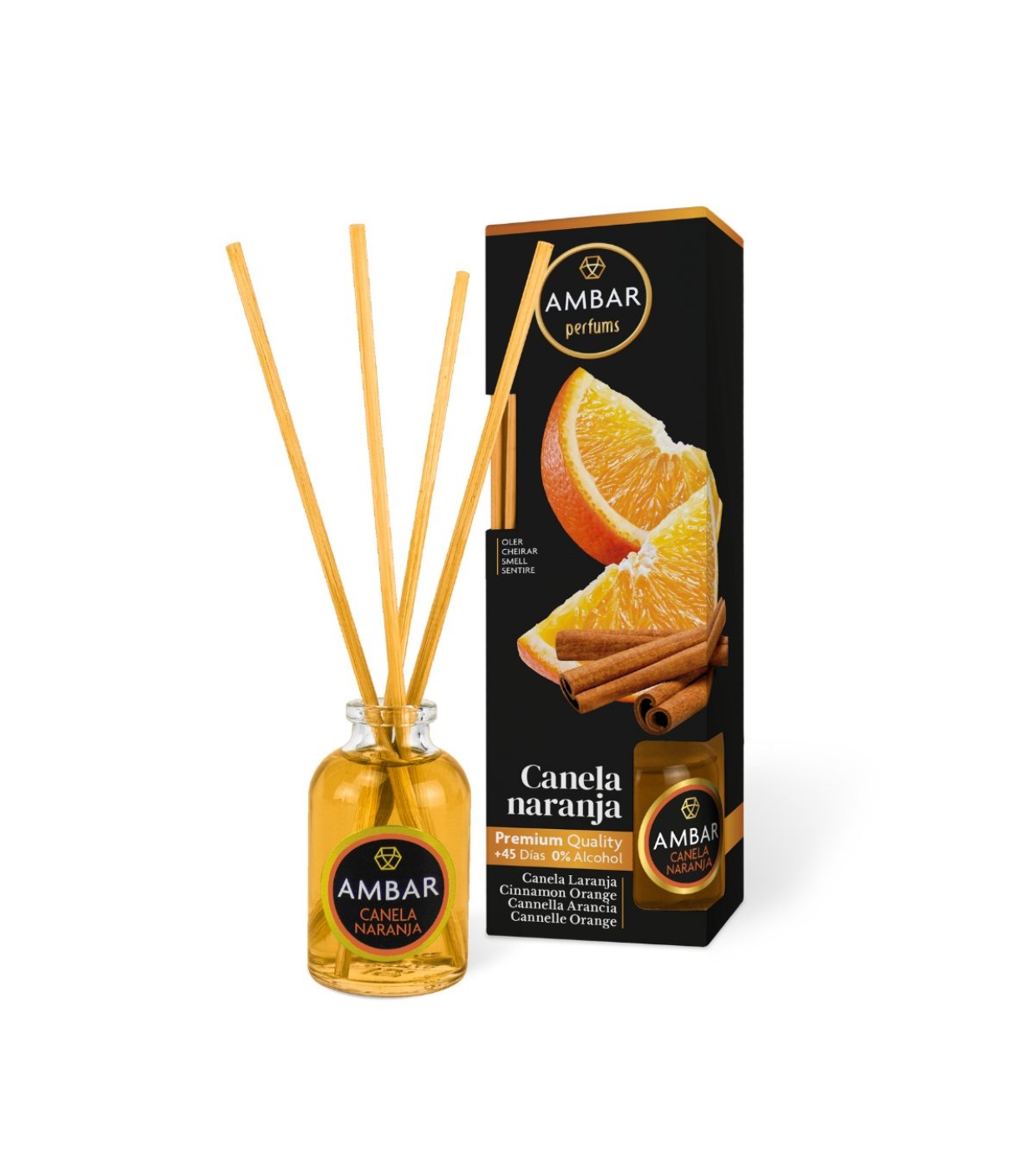 AMBAR Perfums - Ambientador Mikado - Laranja canela