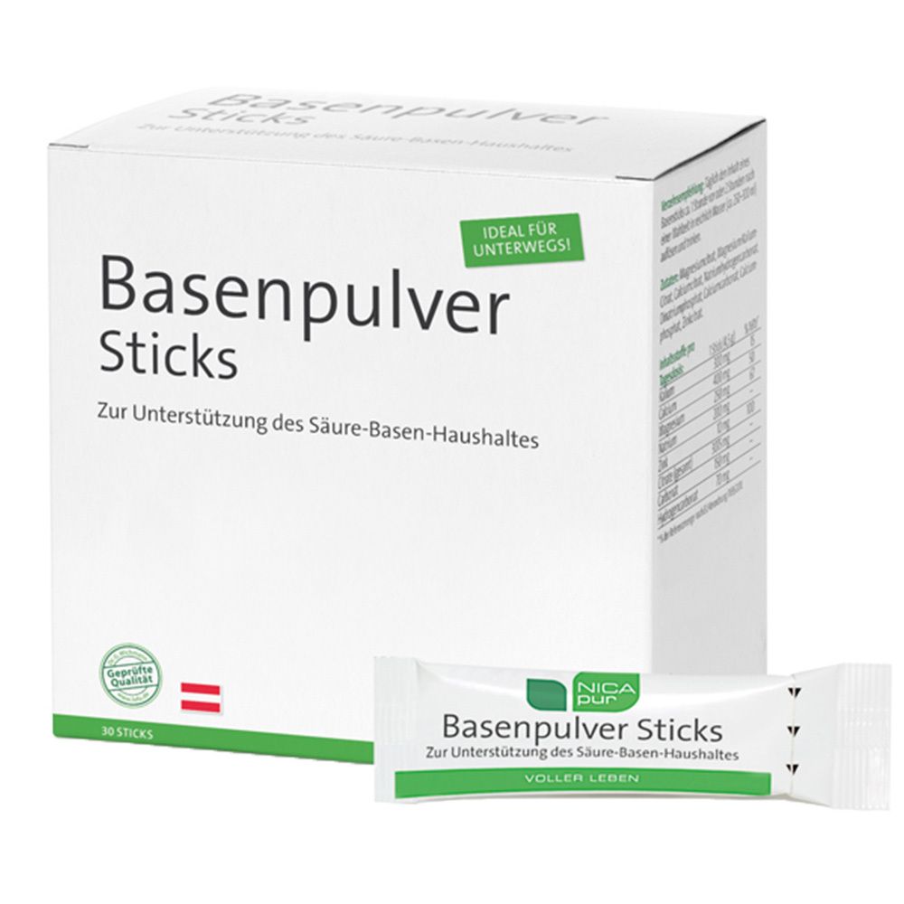 NICApur® Basenpulver Sticks