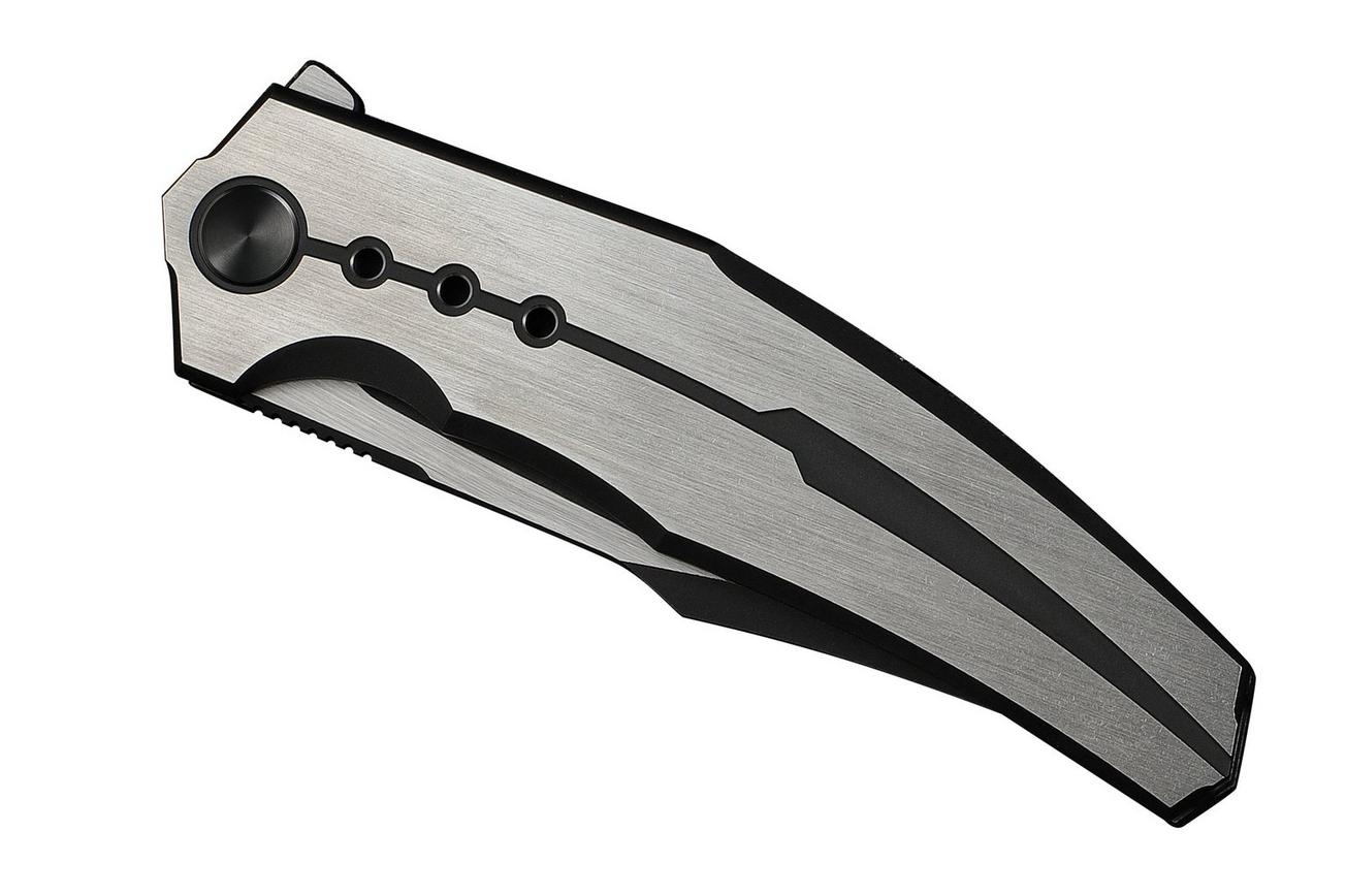 WE Knife Kyklos WE23086-3 Blackwashed M390, Satin Black Titanium, zakmes