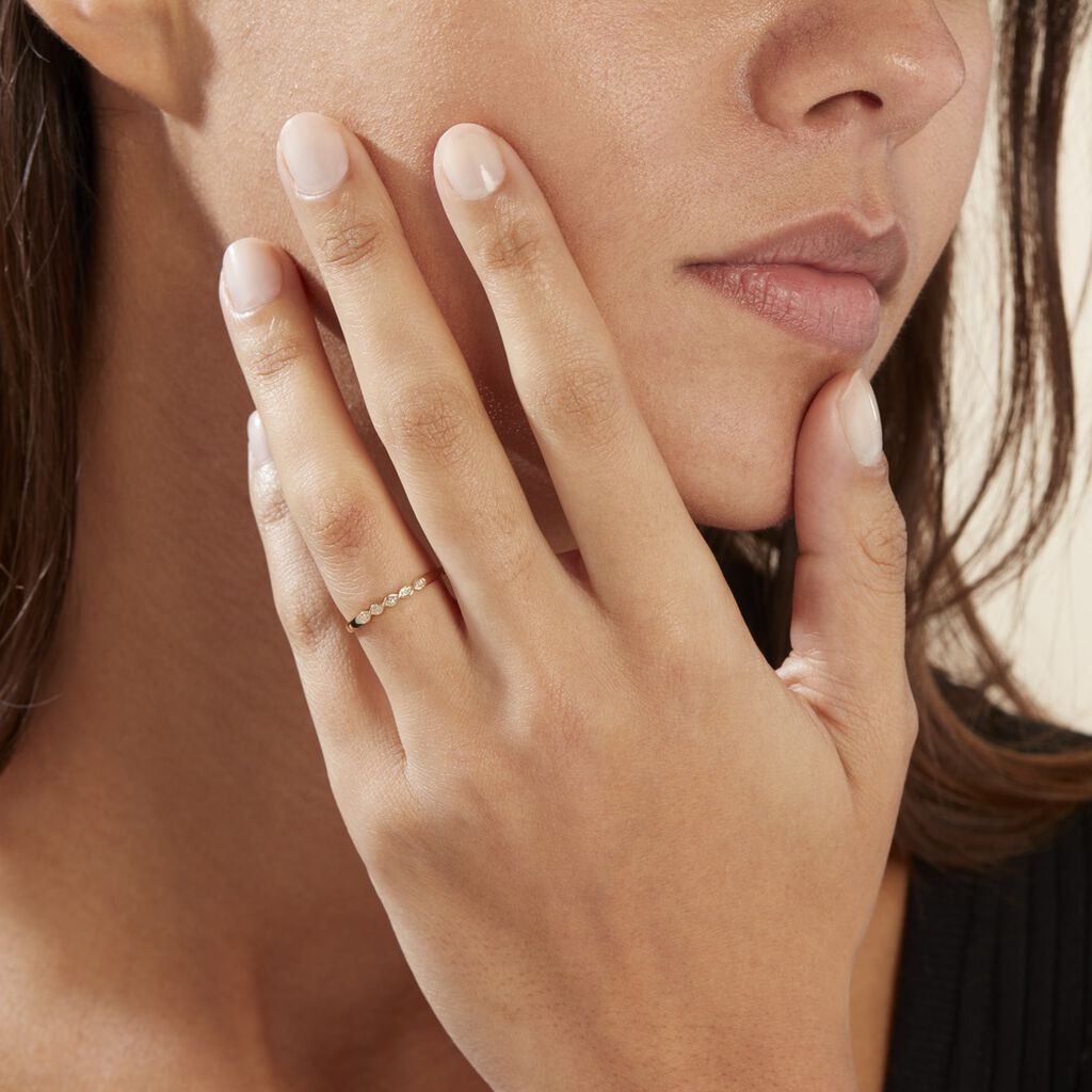 Bague Or Jaune Terance Diamants