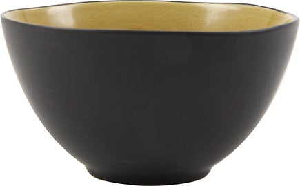 TS schaal Urban zwart / geel D 15 H 8 cm
