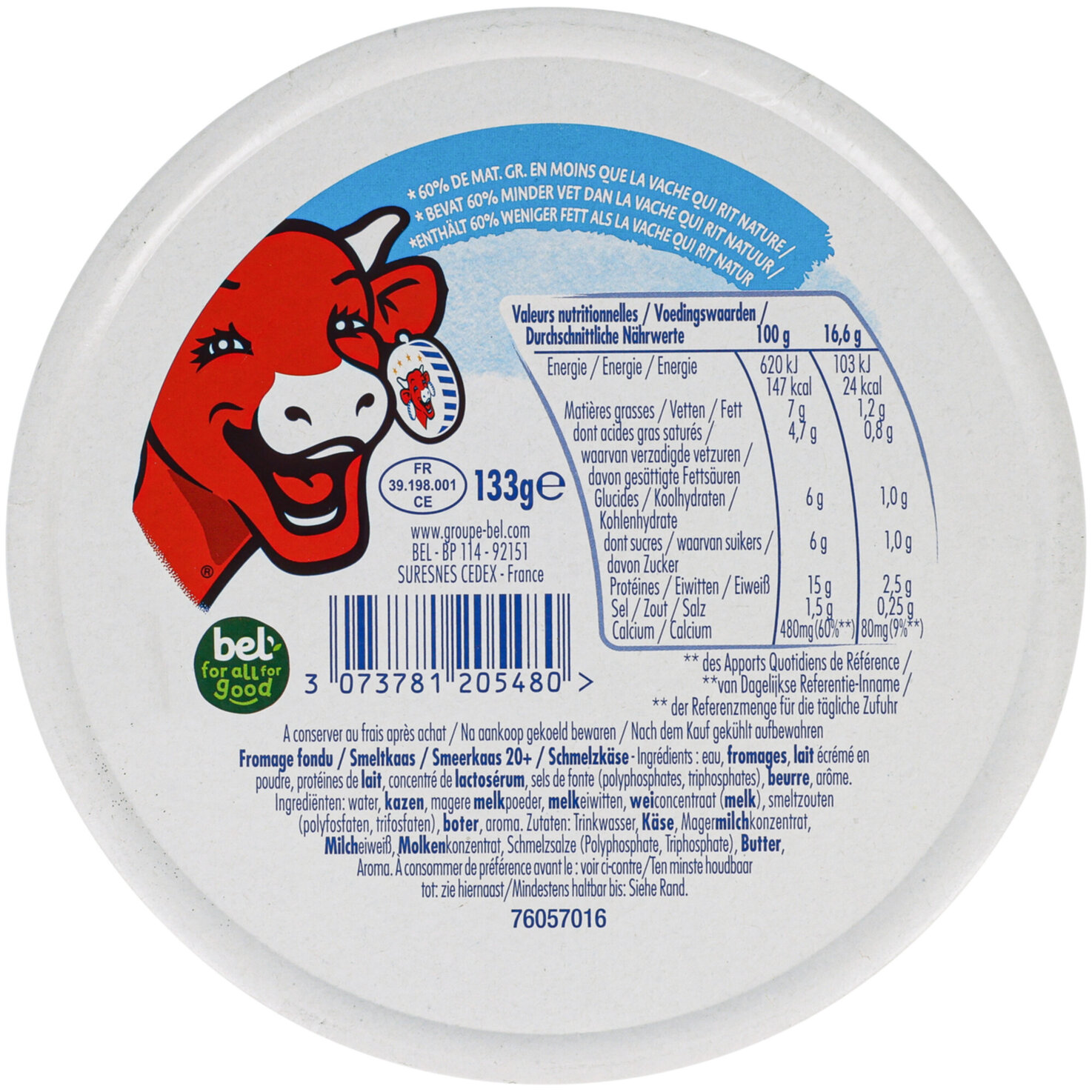 La vache qui rit light 8 Portionen
