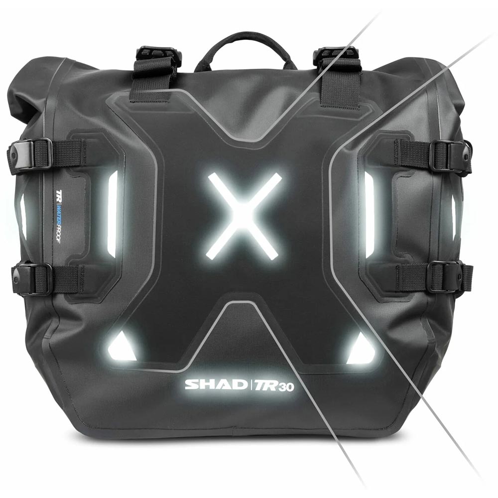 Shad - Sacoches latérales étanches TR30 TERRA Adventure Noir
