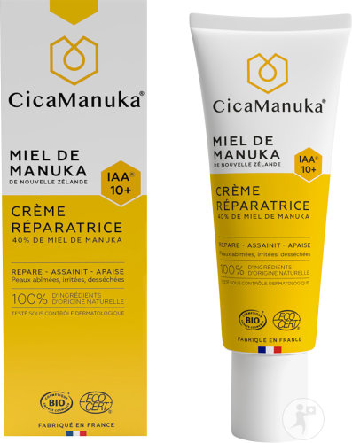 CicaManuka Crème Réparatrice Miel De Manuka IAA10+ Bio Tube 40ml