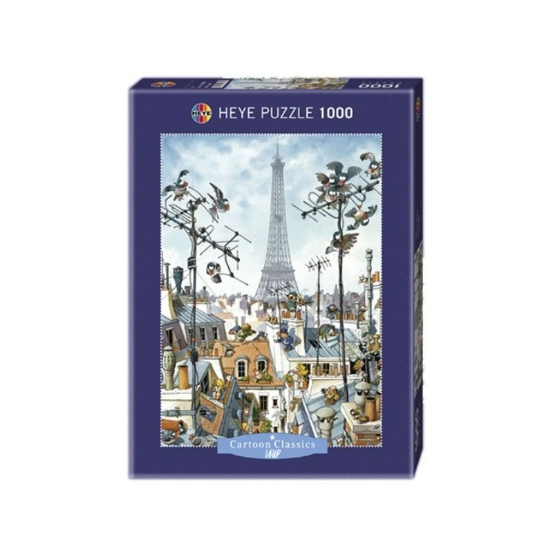 Puzzle Humoristique Cartoon Tour Eiffel - Mordillo