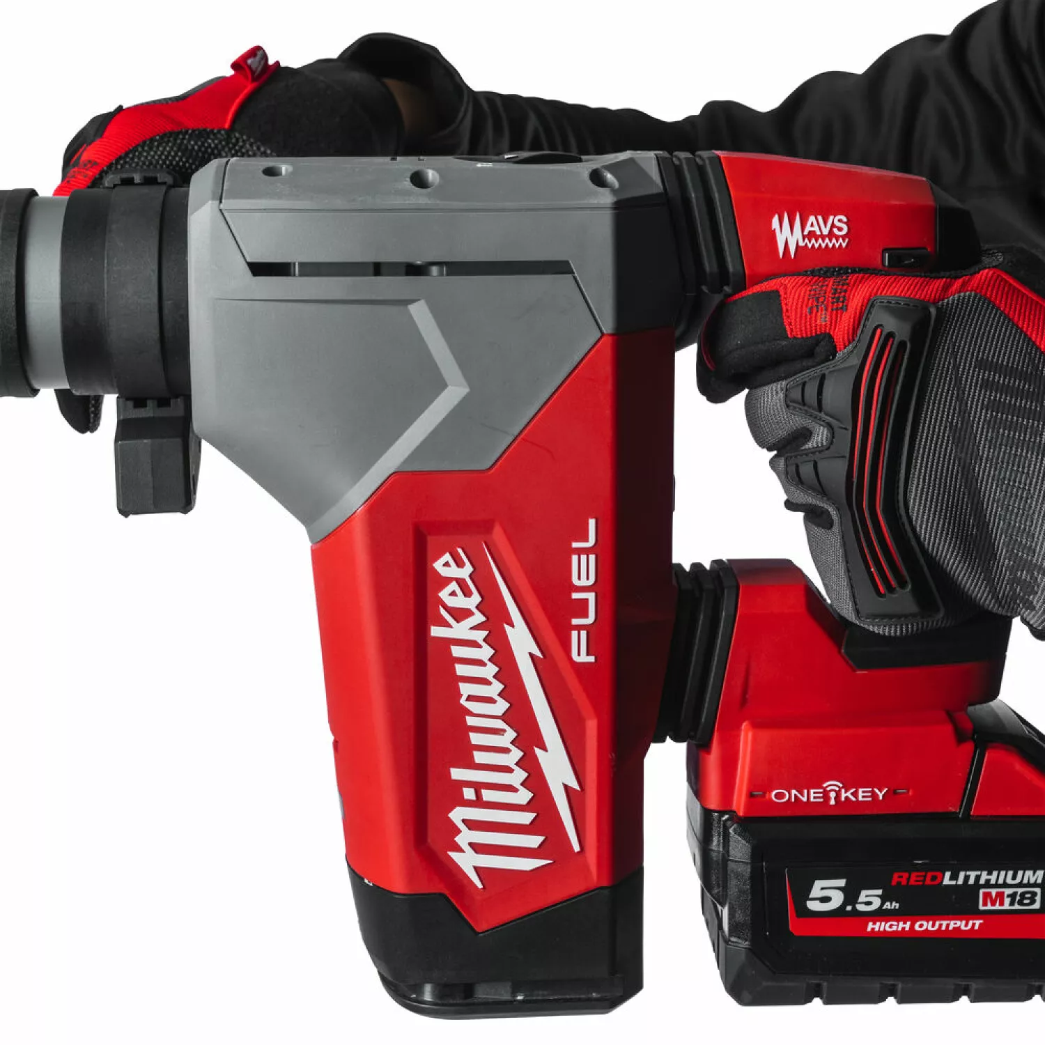 Milwaukee M18 ONEFHP-0X 18V Li-ion Accu SDS-plus boorhamer body in HD Box - One-key - 4-standen - 32 mm