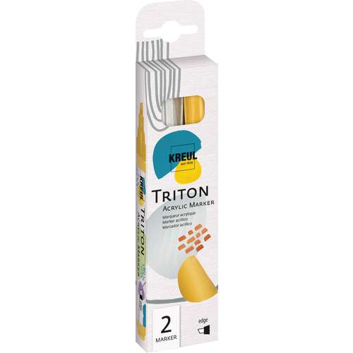KREUL Triton Acrylic Marker edge 2er-Sets