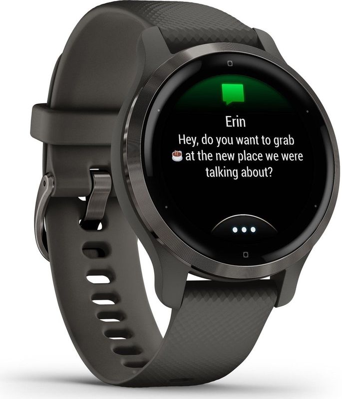 Garmin - Venu 2S - GPS Smartwatch - Zwart - AMOLED Display