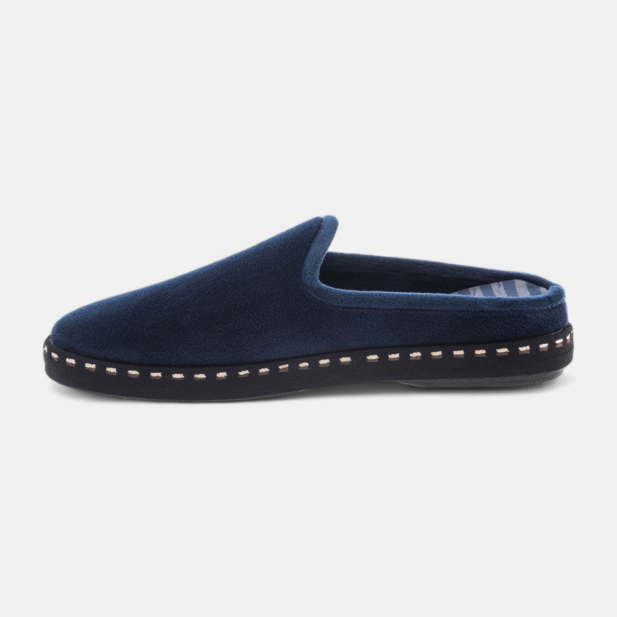 Pantoufles mules Homme bleu marine