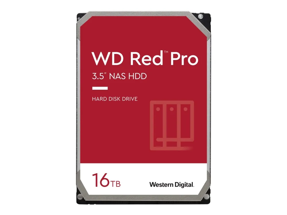 WD Red Pro WD161KFGX - Harddisk - 16 TB - intern - 3.5