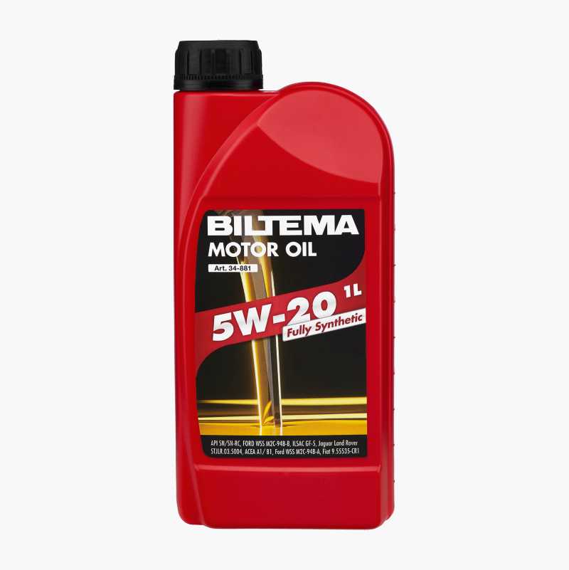 Helsyntetisk motorolje 5W-20, ACEA A1/ B1, 1 liter