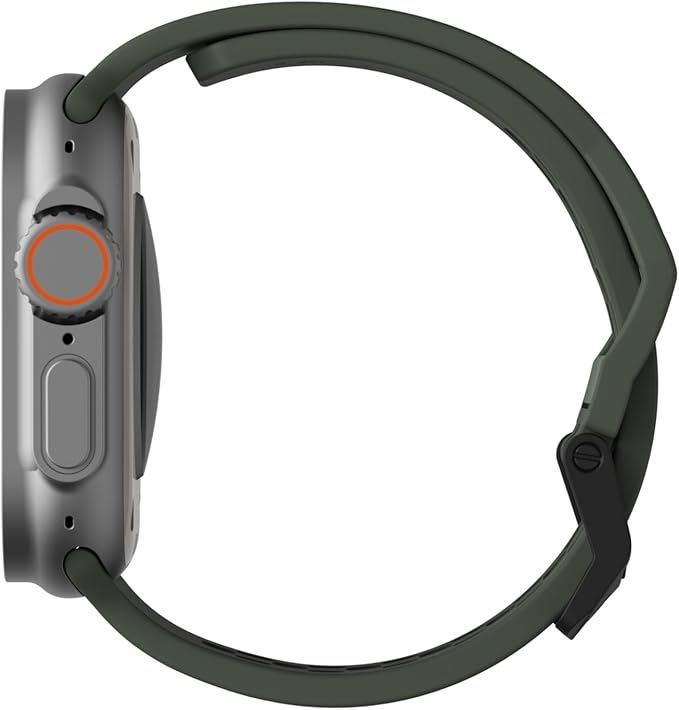 Apple Watch (49/46/45/44 mm) Civilian Watch Strap Silikon Armband (194002117272) - Olivgrün⁤⁣