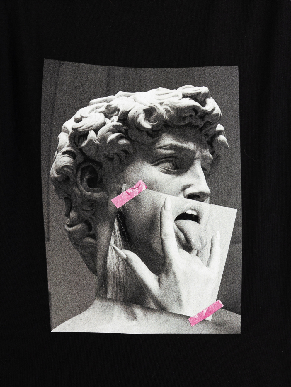 Miss Tee Tongues Out T-Shirt black